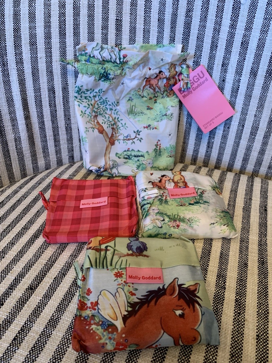 NWT Authentic BAGGU X Molly Goddard Set Of Three Standard Size