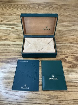 100% Genuine Vintage Rolex Datejust Box  Booklets Set - Excellent Condition