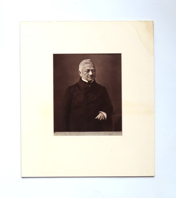 Copy of 1872 Photo Portrait of Adolphe Thiers 2nd President of France, Folio Mat