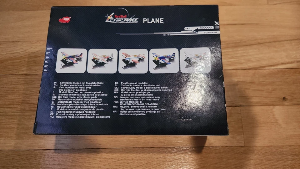 Dickie Red Bull Air Race AUTOGRAPHED Kirby Chambliss Diecast  Model Airplane - Image 4 of 4