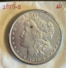 1878-S Morgan Silver Dollar Uncirculated.  In Original Plastic!!   90% SILVER!