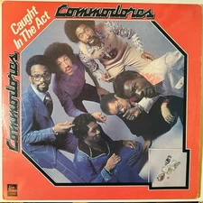 Commodores ‎– Caught In The Act 1975 (LP,Vinyl) Aus Press Soul, Funk, Disco VG+