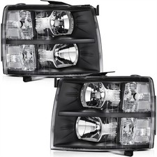 For Chevy Silverado 1500 25003500hd 2007-2014 Headlights Halogen Leftright