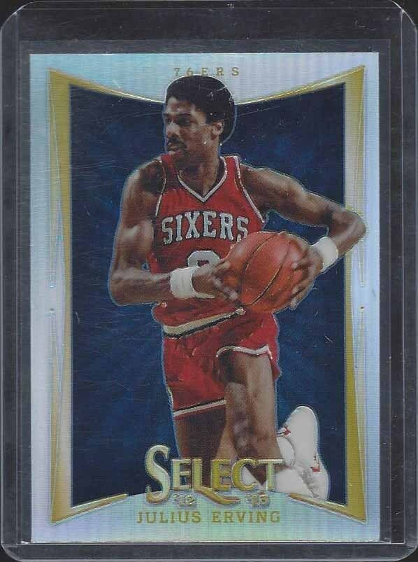 JULIUS ERVING 2012-13 PANINI SELECT SILVER PRIZM SP #128