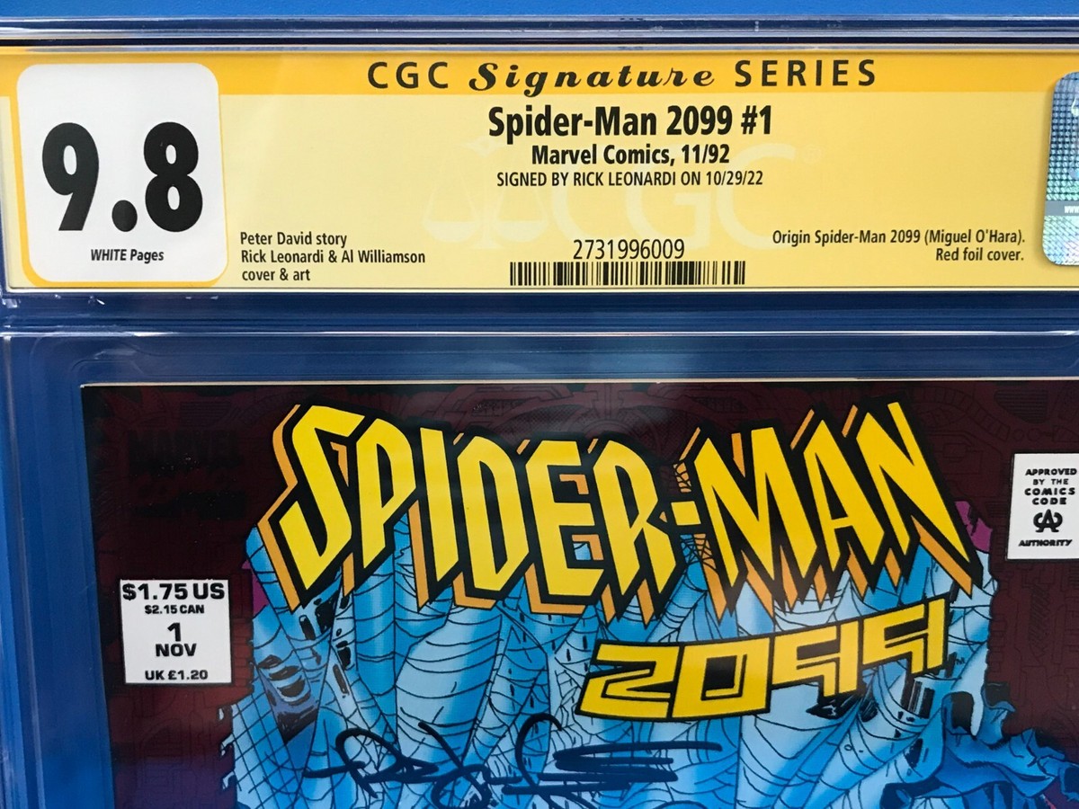 Spider-Man 2099 #1 - Marvel - CGC SS 9.8 NM/MT - Signed by Rick