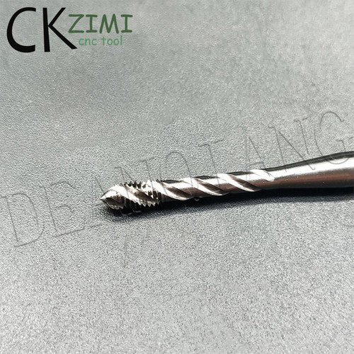 Grifo de fondo de flauta en espiral recubierto de acero de alta velocidad M3X0.5 CNC 3 flauta D3 - Imagen 3 de 9