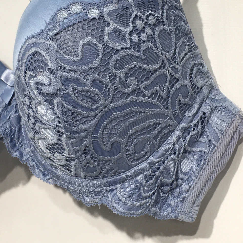 Catherine Malandrino Bra Powder Blue 38C Lace Molded Cup Underwire SaraMax - Image 4 of 4