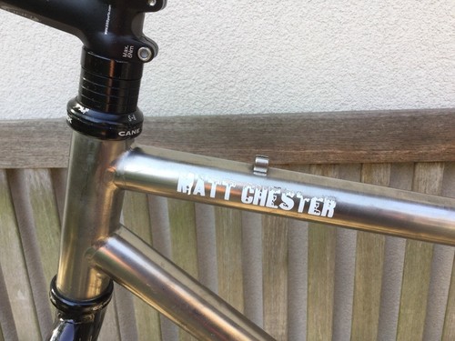26 " Matt Chester uTilityman frame, singlespeed , Salsa fork titanium - Photo 5/5