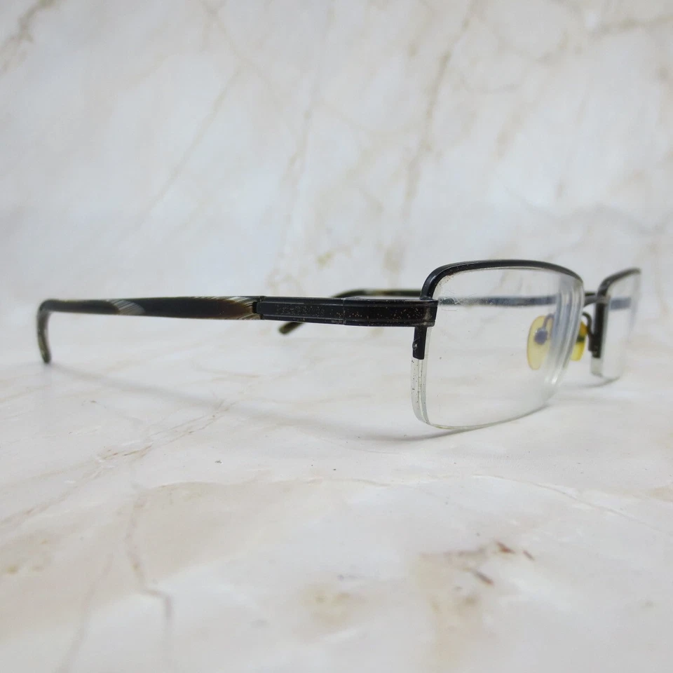 Perry Ellis Eyeglasses Frame PE235-2 Men's Brown Half Rim Rectangular 53-18-140 - Image 2 of 4