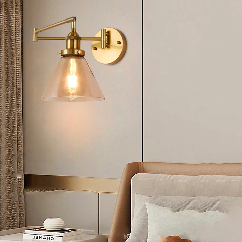 Swing arm sconces bedroom deals