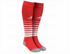 Adidas Team Speed Soccer Socks Red White Size Childs Youth Small 13c-4y