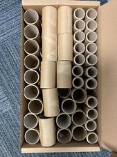 50 x Mieszane rozmiary Wytrzymałe grube rury kartonowe Projekty artystyczne i rzemieślnicze