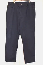Duluth Trading Co Dark Blue Canvas Pants Men's Size 38 Inseam 33"