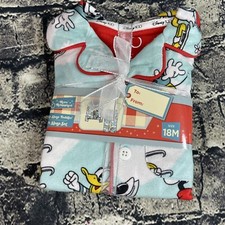 Disney 100 Mickey Mouse 18 Months Friends Matching Family 2pc Coat Pajama