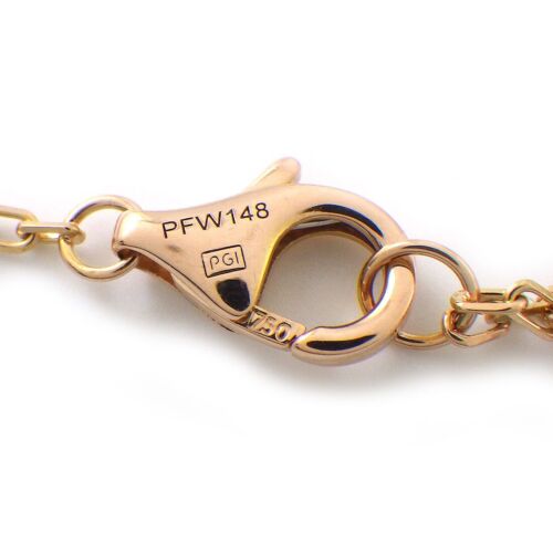 Cartier Bracelet Trinity Circle Three Color 1 Point Diamond 750 Tri-Color Gold - Picture 4 of 7