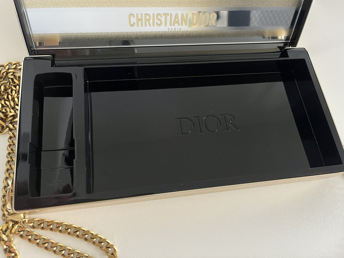 Christian Dior Minaudière Gold Clutch - Limited Edition 2023