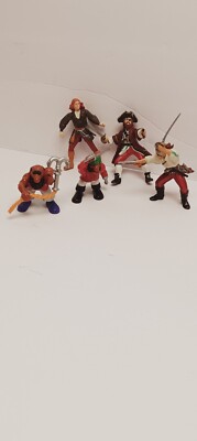 Lot Of 5 Pirate Figures Papo Pirate