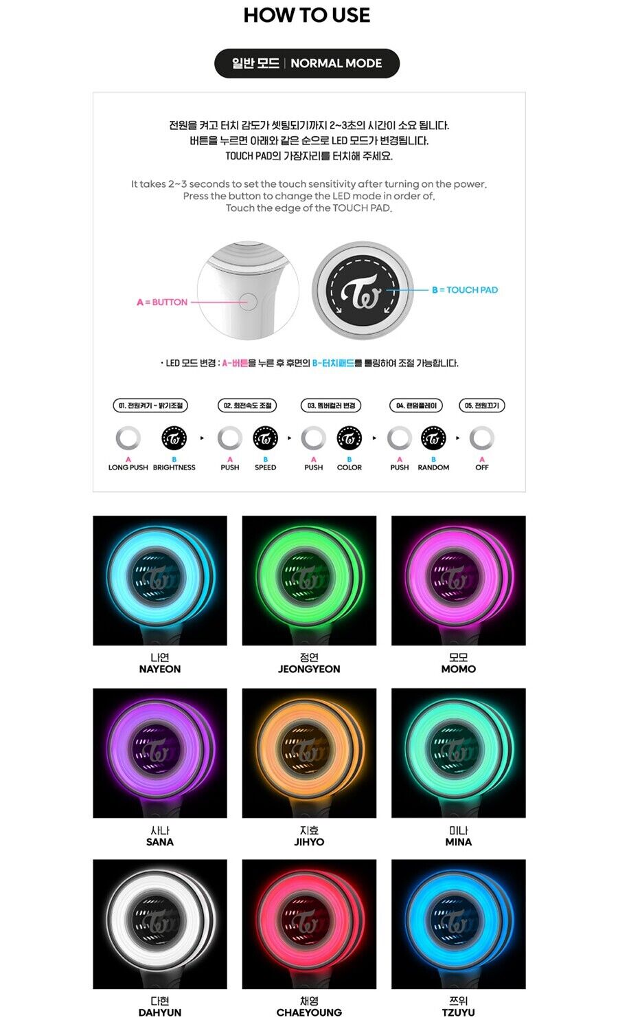 TWICE [CANDYBONG Ver. 3 INFINITY] OFFICIAL FAN LIGHT STICK +Express