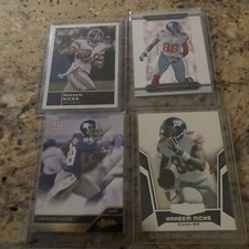 HAKEEM NICKS LOT TOPPS MAGIC PLATINUM ABSOLUTE UNRIVALED