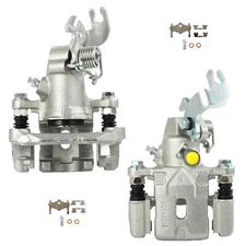 Pair Rear Disc Brake Calipers w/ Bracket For 2001 2002 2003 2004 Hyundai Elantra