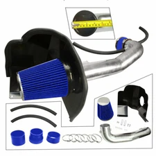 Cold Air Intake System w/ Filter Heat Shield for 14-18 Chevy GMC 1500 5.3L 6.2L