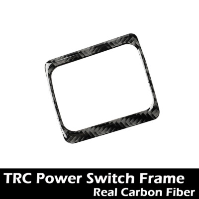 Real Carbon Fiber TRC Power Switch Button Frame Cover Fits 06-13 IS250 IS350 ISF