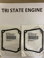 2 VALVE COVER GASKETS OEM SUBARU, ONAN, 263-16101 ROBIN EH720 EH722 26316101