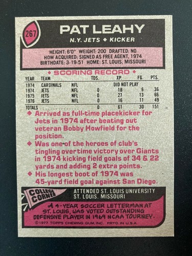 1977 Topps Football Cards #200-299 Pick from photos .10¢ shipping after 1st one! - Picture 177 of 265