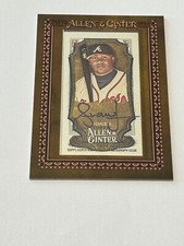 2024 ALLEN & GINTER AUTOGRAPH ANDRUW JONES -BRAVES GREAT
