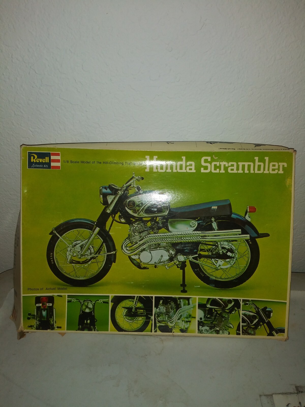 Vintage 1967 Revell Honda Scrambler Motorcycle Plastic Model Kit For Sale Online Ebay