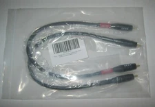 New CESS-075-1f Heavy Duty Waterproof Phono RCA Male to Male Patch Cable (1 FT)