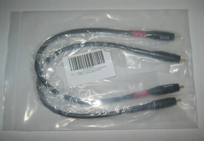 New CESS-075-1f Heavy Duty Waterproof Phono RCA Male to Male Patch Cable (1 FT)