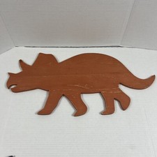 LARGE Triceratops Wall Art, Dinosaur Wall Art, Wood Nursery Art
