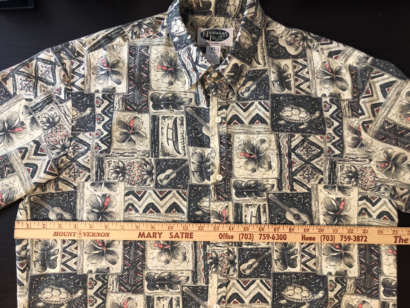 Hawaiian Islands Brand Shirt by Kalaheo Hawaiian XL Flowers Wa'a Kamaka