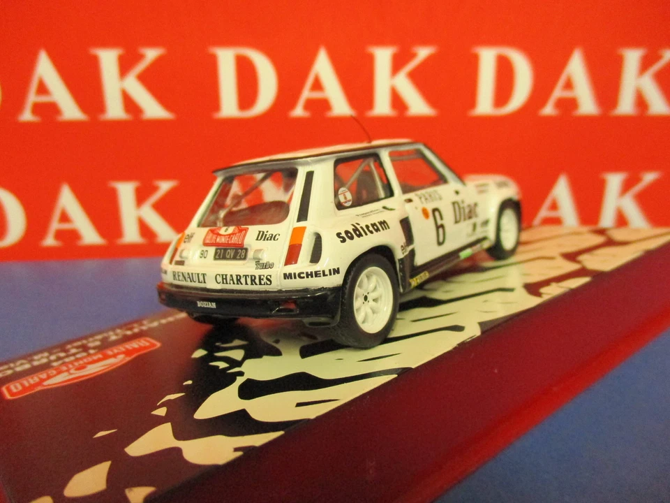 Die cast 1/43 Modellino Auto Renault 5 Turbo Rally Monte Carlo 1984 J-L. Therier - Immagine 3 di 4