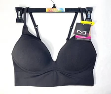 NWT Maidenform Women's Size M Convertible Plunging M Lift Bralette DM2316 Black