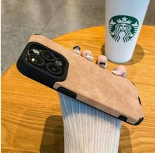 Luxury Matte Soft Leather Phone Case For iPhone 13 pro 