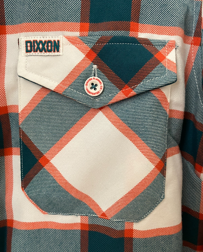 DIXXON Long Sleeve Shirt Women's Medium Undefeated Miami Dolphins Anniversary - Picture 6 of 9