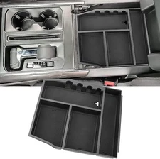 For 2021-2023 Ford F150 Cab Center Console Armrest Storage Box Organizer Tray