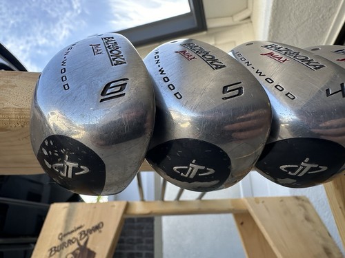 Tour Edge Bazooka JMAX Iron Wood Hybrid Set 3-6 Regular Flex Graphite Shafts LH* - Picture 5 of 24