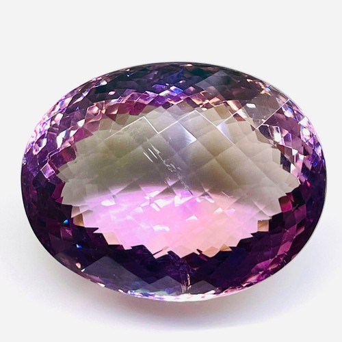 VVS 88 Cts Natural Ametrine Certified Huge Pendant Size Oval Untreated Gemstone - Picture 20 of 22