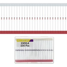 100Pcs 1N914 Diode 200mA 100V N914 IN914 914 Schottky Switching Blocking Diod...
