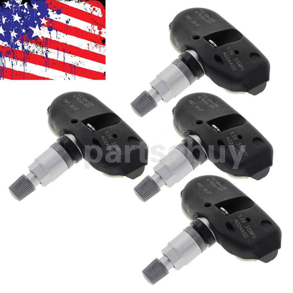 4 pcs TPMS Tire Pressure Sensors for 2005-2014 Honda Pilot Odyssey Acura TL MDX - Image 2 of 4