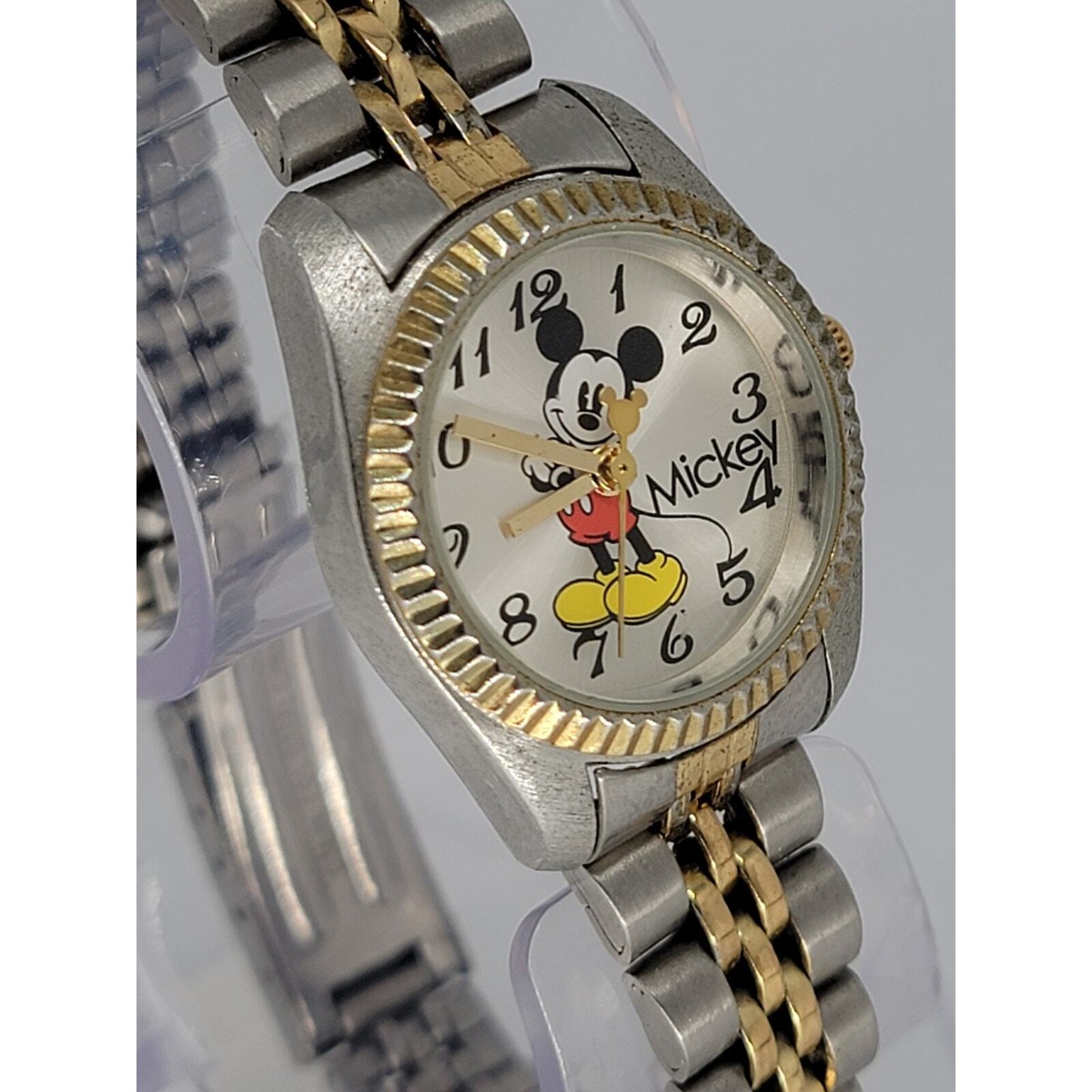 Disney Women's Mickey Mouse Gold & Silver-Tone Stainless