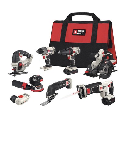 PORTER-CABLE 20 VOLT Lithium-ION 8-tool 