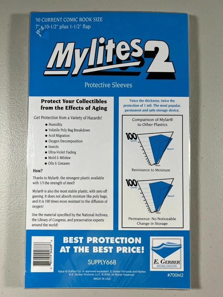 E. GERBER PRODUCTS E. Gerber Mylites2 Current (50pcs) 700M2