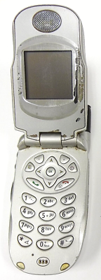Motorola i series i730 - Silver and Gray ( Nextel ) PTT iDEN Flip