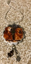 Handmade Recycled Ornament Hanger Canine Dog Breeds - GOLDEN RETRIEVER