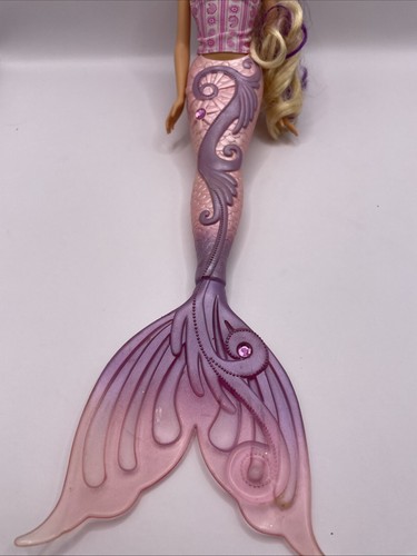 Barbie Fairytopia Mermaidia 2002 viola sirena magica con corona - Foto 3 di 8