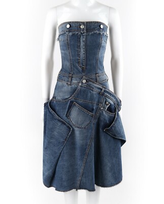 ALEXANDER McQUEEN A/W 2010 Patchwork Deconstructed Denim ALEXANDER McQUEEN A/W 2010 Patchwork Deconstructed Denim